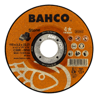 BAHCO 3912 T42-ST Abrasive Cutting Disc For Stone