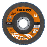 BAHCO 392 -FLAP_P Abrasive Flap Grinding Discs for Inox & Metal