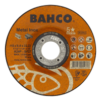 BAHCO 392-T27_IM Abrasive High-Performance Grinding Discs for Inox & Metal