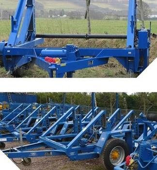 Single Axle Cable Drum Trailers