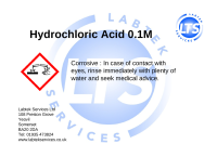Hydrochloric Acid 0.1M 500ml