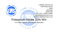 Potassium Nitrate 10 W v Solution 100ml