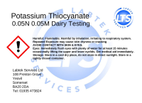 Potassium Thiocyanate 0.05N/0.05M 2.5ltr