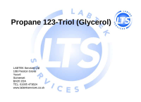 Propane 123-Triol(glycerol) 98% min 2.5ltrs