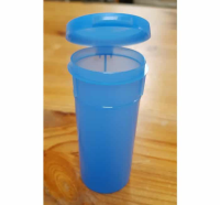 Sample Container Flip-top 90ml 3oZ Vial STERILE Blue box of 400