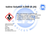 Iodine Solution 0.05M (0.1N) 2.5ltr