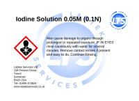 Iodine Solution 0.05M (0.1N) 500ml
