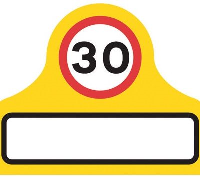 Village Gateway Sign and Speed Limit