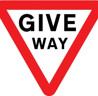Give Way Sign - DIAG 602