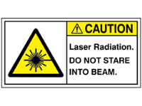 Caution Laser Radiation Do Not Stare Label