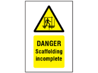 Caution Unsafe Building Barrier Tape