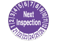 Chilled Water Pipeline Identification Tape.
