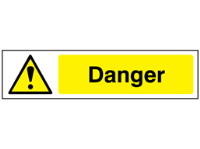 Danger Live Wires Electrical Warning Label