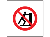 Danger, Do Not Start Safety Sign