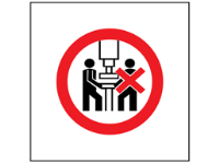 Machinery Starts Automatically Hazard Symbol Safety Sign