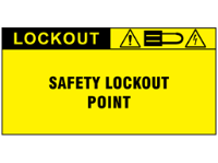 Padlock And Isolate From All Power Sources Sign