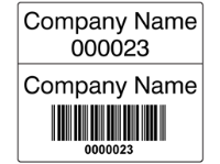 Scanmark+ Barcode Label (Text On Colour), 32Mm X 50Mm