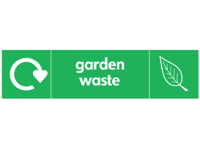 Garden Waste Wrap Recycling Signs