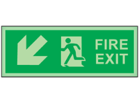 Safety And Floor Direction Tapes, White Arrow On Green.