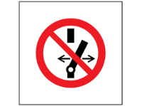 Do Not Alter Switch Setting Symbol Safety Sign