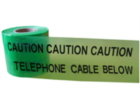 Warning Mains Cable Tie Tag.