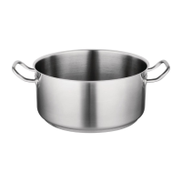 Vogue 4.5 Litre Stainless Steel Casserole Pan - 240mm x 100mm (h) (T149)