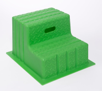 Lightweight Plastic Safety Steps 2 Tread For Warehouses