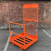 Fork Mounted Folding Access Platform For Warehouses