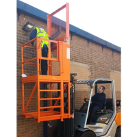 Fork Mounted High Lift Access Platform For Warehouses