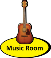 Music Room Sign ? 300 x 320mm