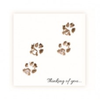 Four Paws Thinking of You Card