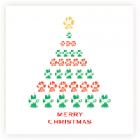 Tree of Paws Christmas Card