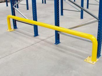 Pallet Racking End Frame Safety Barriers