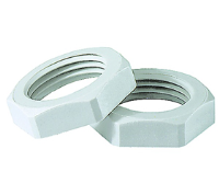229 PG (Hexagonal locknut PA7035 PG29 Material - Polystyrene - Hylec APL Electrical Components)