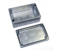 31068001 (Series 68 - High impact IP68 rated diecast enclosures available in natural aluminium and powder coat Silver Grey or black