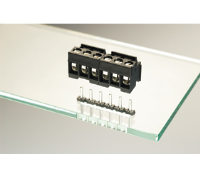 31079102 (2 Pole horizontal screw female plug terminal block 5.08mm pitch 10A 125V - Hylec APL Electrical Components)
