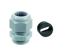 50.625 PA7035FK1 (Perfect cable gland with flat cable sealing insert PA7035 M25X1,5 thread length 8, min/max cable dia -2x10 - Hylec APL Electrical Components)
