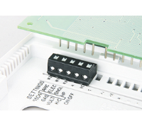 ASP1550222 (2 Pole horizontal spring PCB terminal block 5mm pitch 13.5A 250V - Hylec APL Electrical Components)
