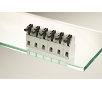 AST0270204 (2 Pole horizontal spring PCB terminal block 7.5mm pitch 12A 400V - Hylec APL Electrical Components)