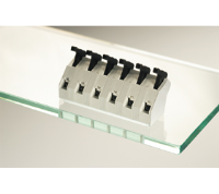 AST0470404 (4 Pole 45 degree spring PCB terminal block 7.5mm pitch 12A 400V - Hylec APL Electrical Components)