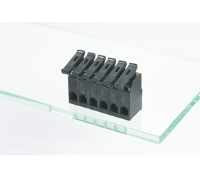 AST0550222 (2 Pole horizontal spring PCB terminal block 5mm pitch 20A 250V - Hylec APL Electrical Components)