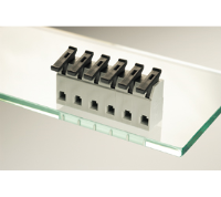 AST0570222 (2 Pole horizontal spring PCB terminal block 7.5mm pitch 20A 500V - Hylec APL Electrical Components)