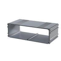 B4-080BK (Series 4 Extruded Aluminium Enclosures - Box Enclosures Ltd) - Black - 80mm x 169.8mm x 53.5mm - Aluminium