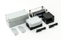 BO2DTG (BO2 Series IP67 Enclosures with Deep Base (78mm) - BCL Enclosures) - Transparent / Grey - 80mm x 106mm x 78mm - ABS Plastic - IP67
