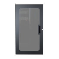 C2DF1935PBK1 (CDF Series C2 Doors - Hammond Manufacturing) - 20U Window Door for C2 Frame