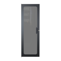 C2DF1956PBK1 (CDF Series C2 Doors - Hammond Manufacturing) - 32U Window Door for C2 Frame