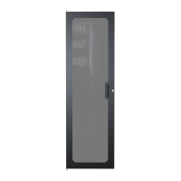 C2DF1963PBK1 (CDF Series C2 Doors - Hammond Manufacturing) - 36U Window Door for C2 Frame
