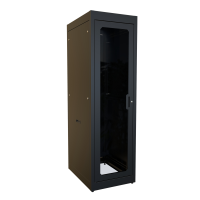 C2RR197031DBK1 (C2RR Series Equipment Storage Rack Cabinet - Hammond Manufacturing) - 40U 31.5D C2RR Data Rapid Rack