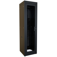 C2RR197823DBK1 (C2RR Series Equipment Storage Rack Cabinet - Hammond Manufacturing) - 45U 23D C2RR Data Rapid Rack