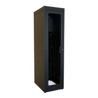 C2RR197831DBK1 (C2RR Series Equipment Storage Rack Cabinet - Hammond Manufacturing) - 45U 31.5D C2RR Data Rapid Rack